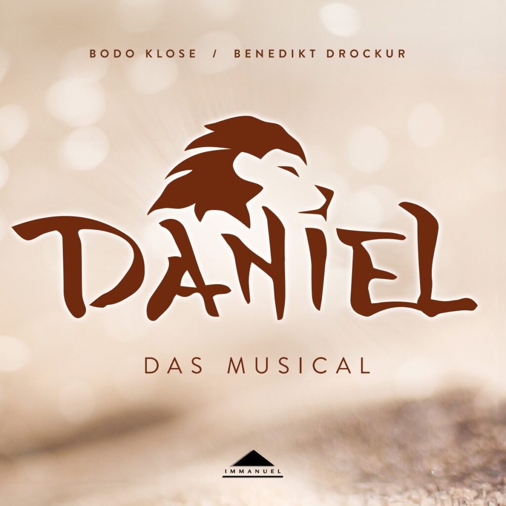 Logo des Daniel Musicals, Kopf eines Löwen mit Mähne