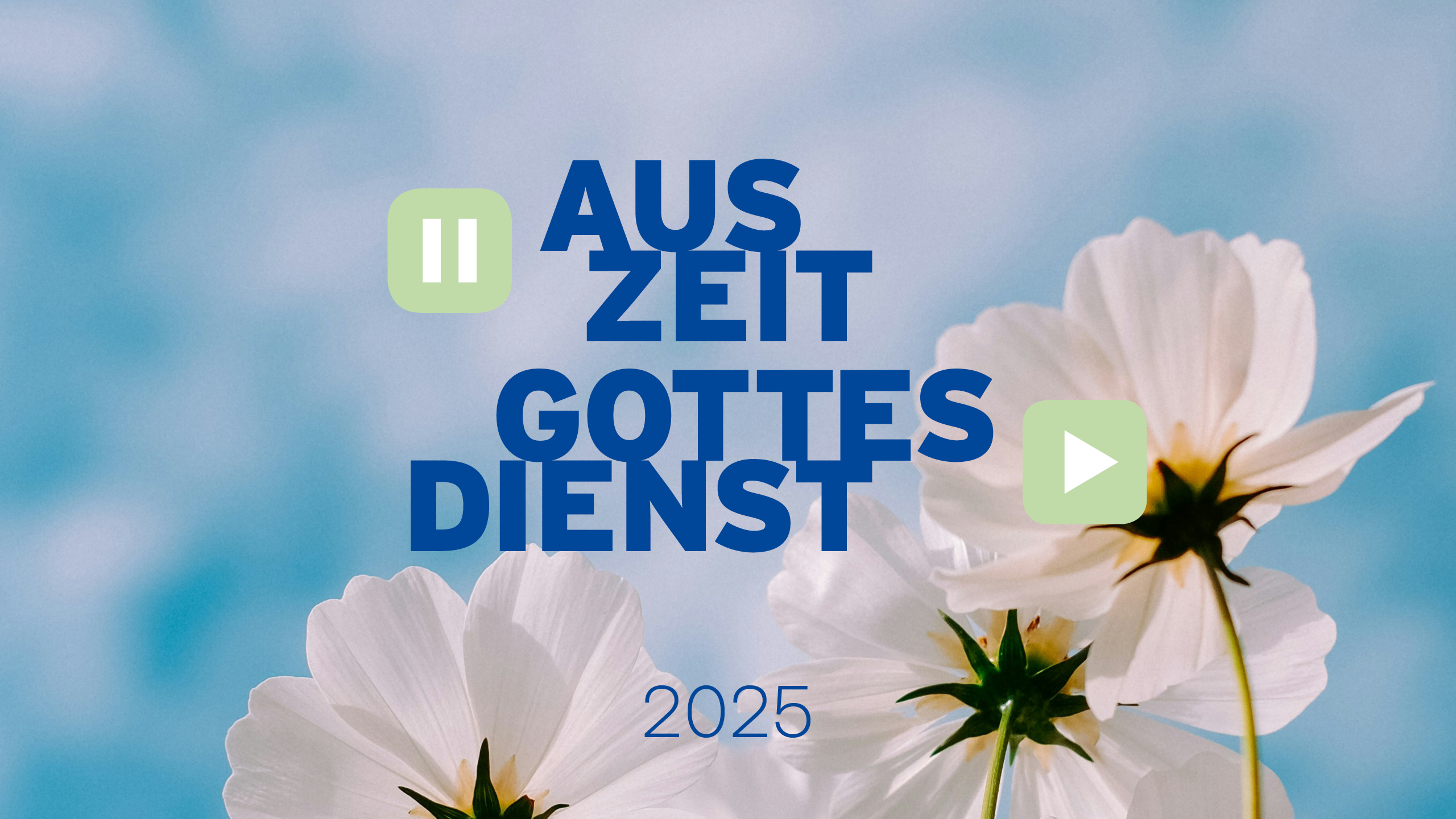 Titel des neuen Flyers der Auszeitgottesdienste