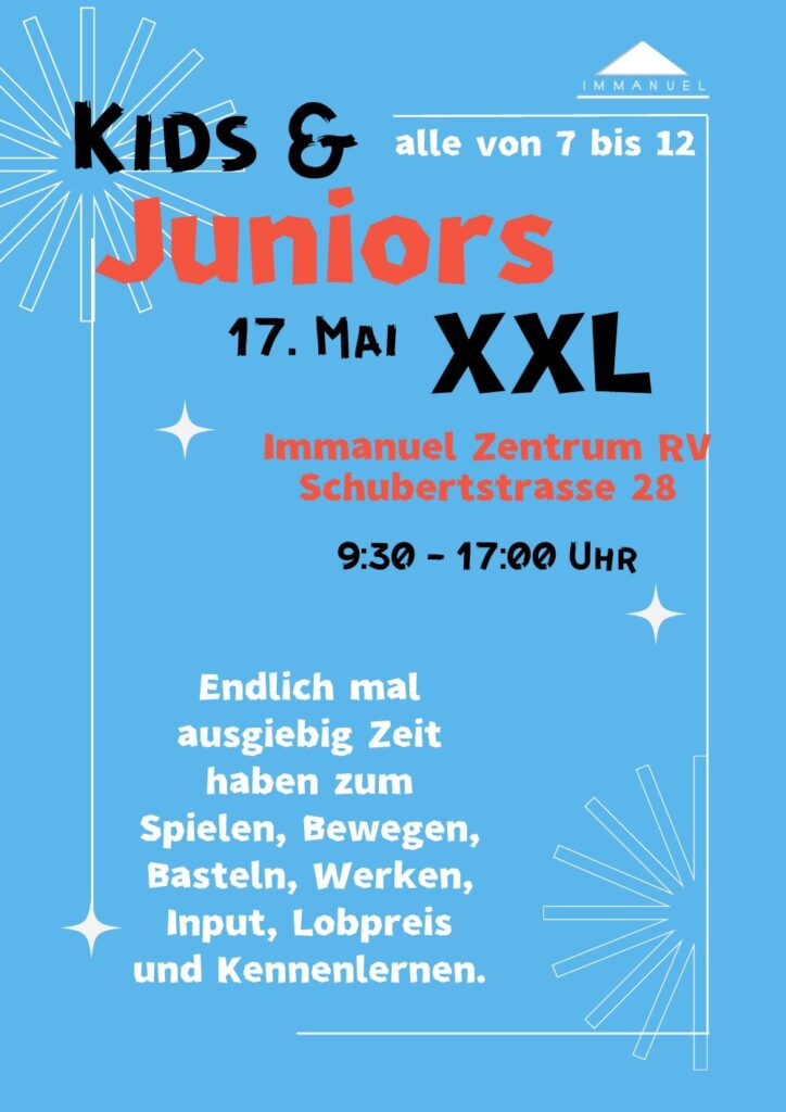 Einladung zum Kids & Juniors XXL-Tag am 17. Mai 2025